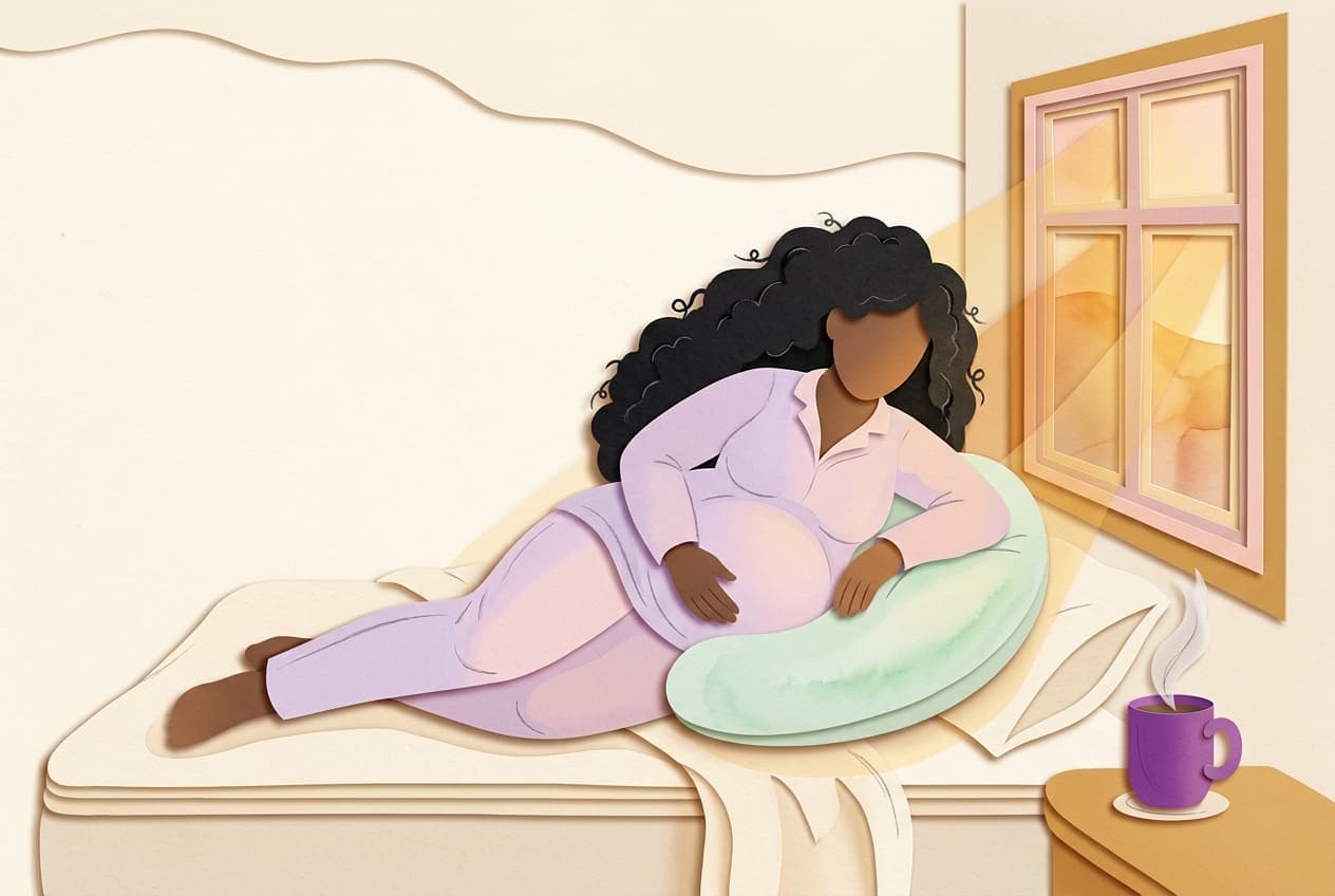 Editorial illustration for Week 28: Welcome to the Third Trimester