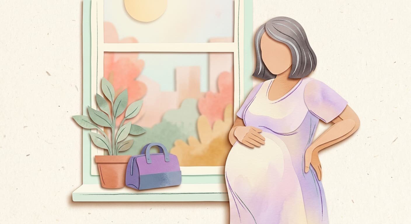 Editorial illustration for Week 38: Almost Full Term
